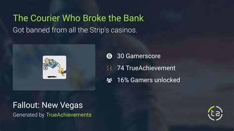 the courier who broke the bank